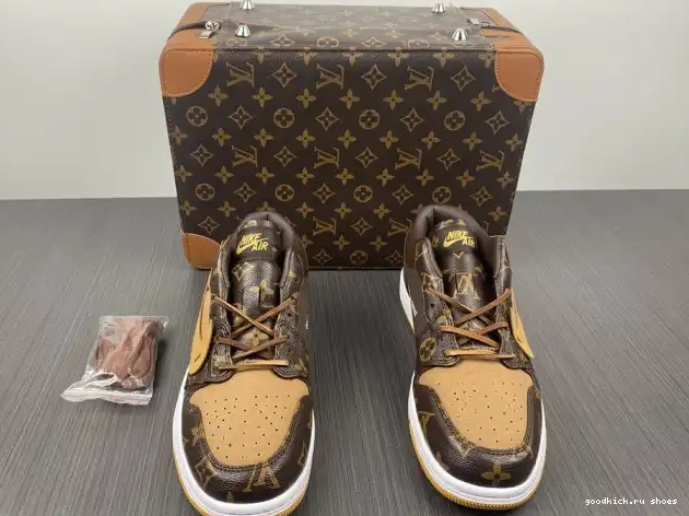 Cheap AJ1 1 Off-Louis Air Jordan x OW LOW 0425